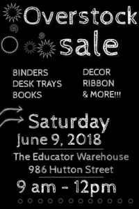 Educator Warehouse Overstock Sale